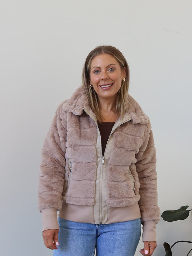 Macey Jacket - Beige