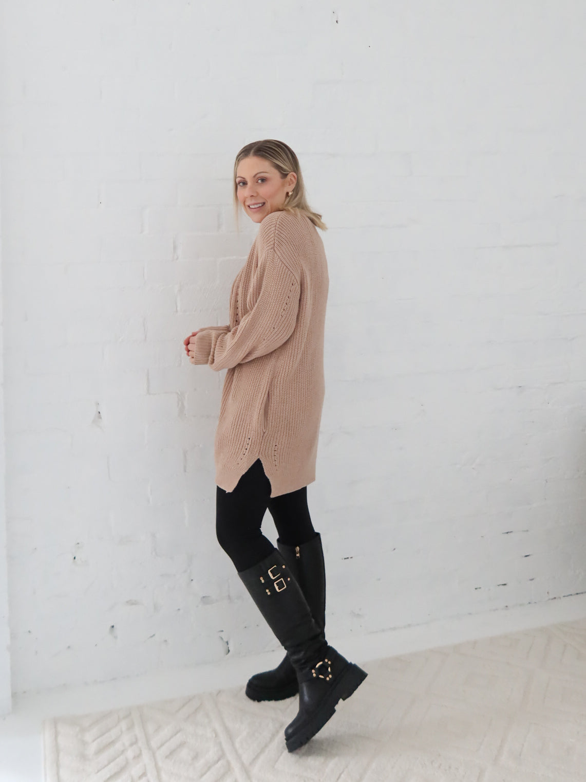 Huxley Cardigan - Taupe