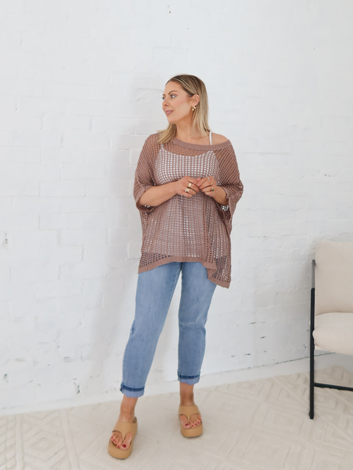 Nia Top- Mocha
