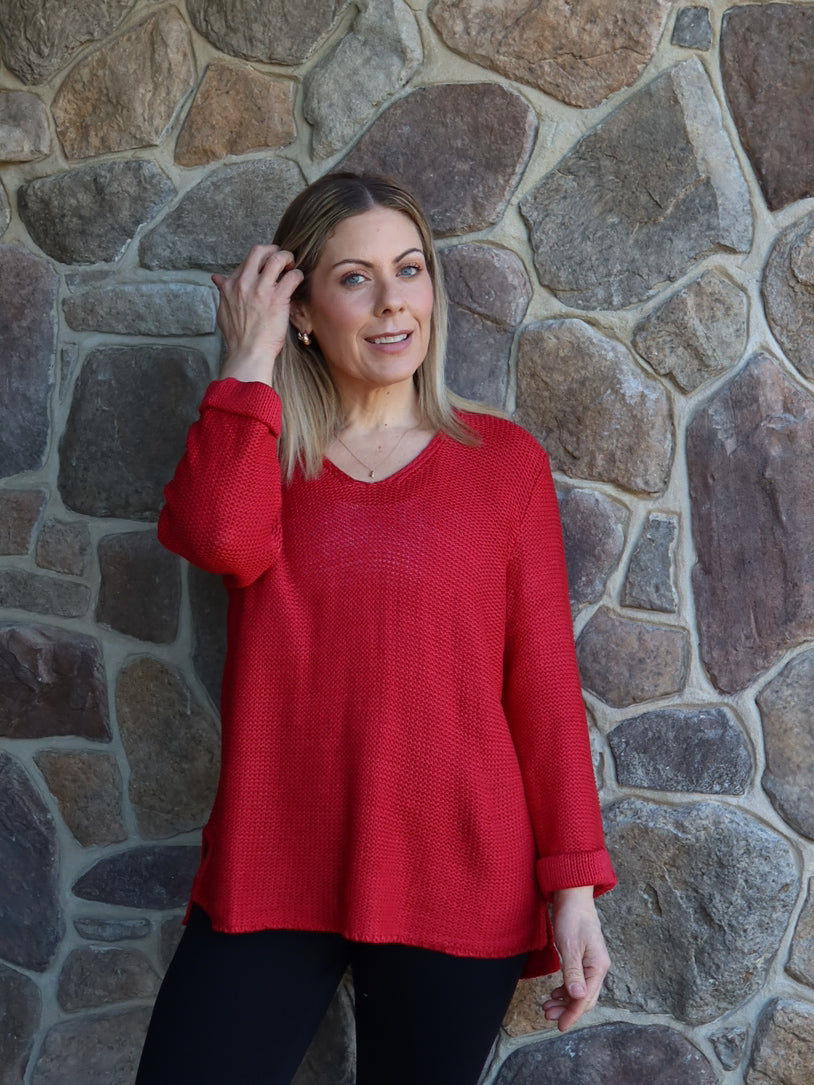 Sailah Knit - Red