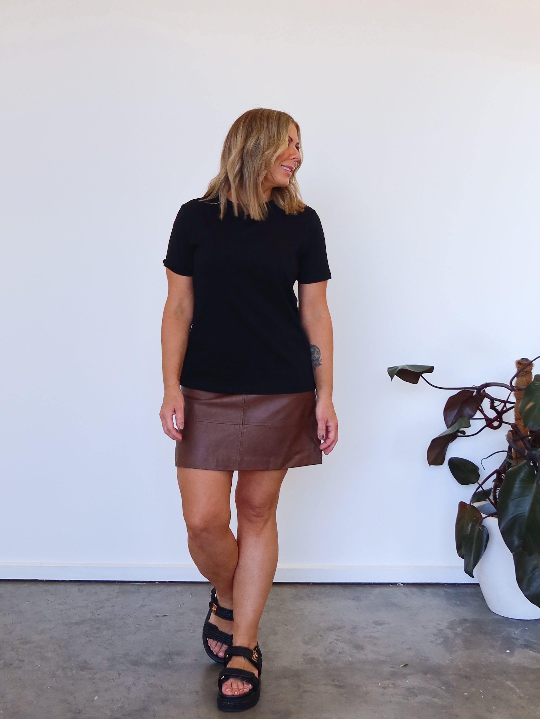 Yasmine Skirt - Brown