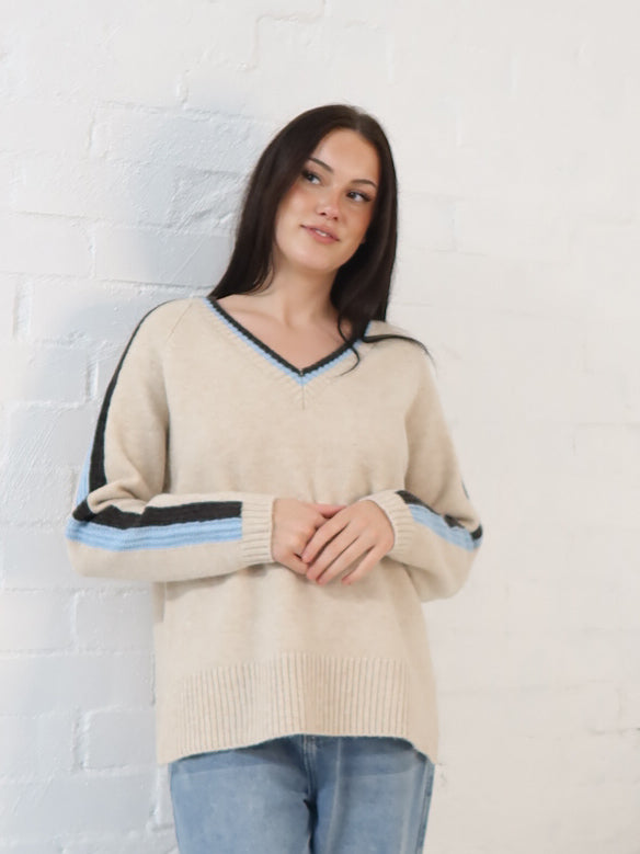 Kristy Knit- Oatmeal
