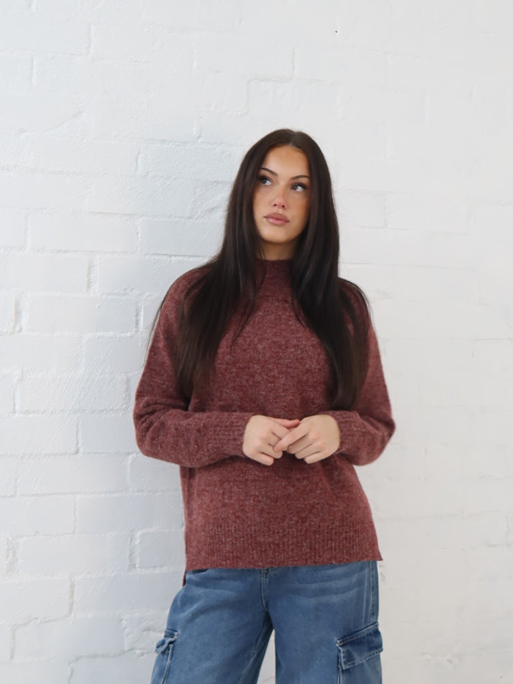 Ryder Knit- Burgundy