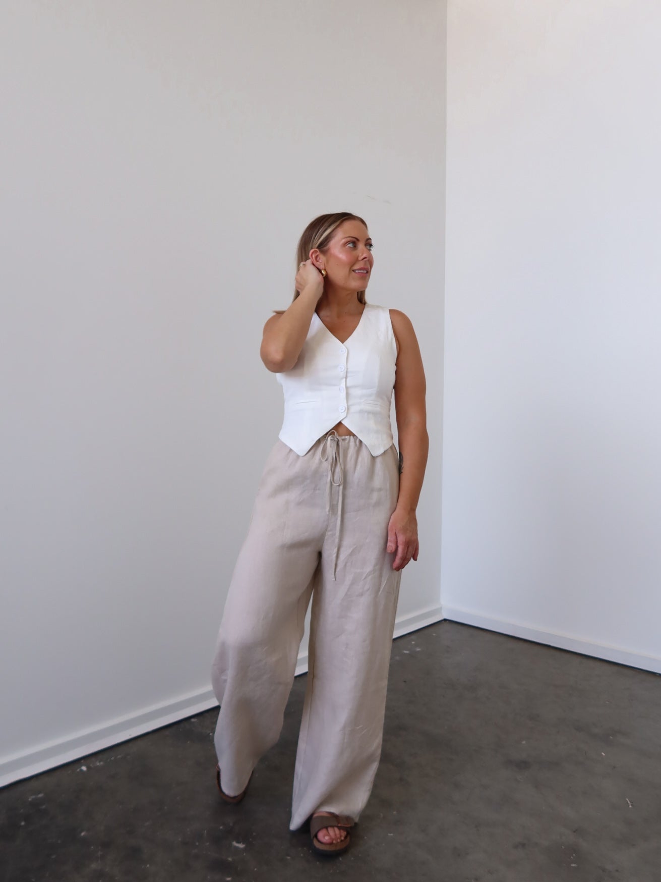 Winston Vest - White