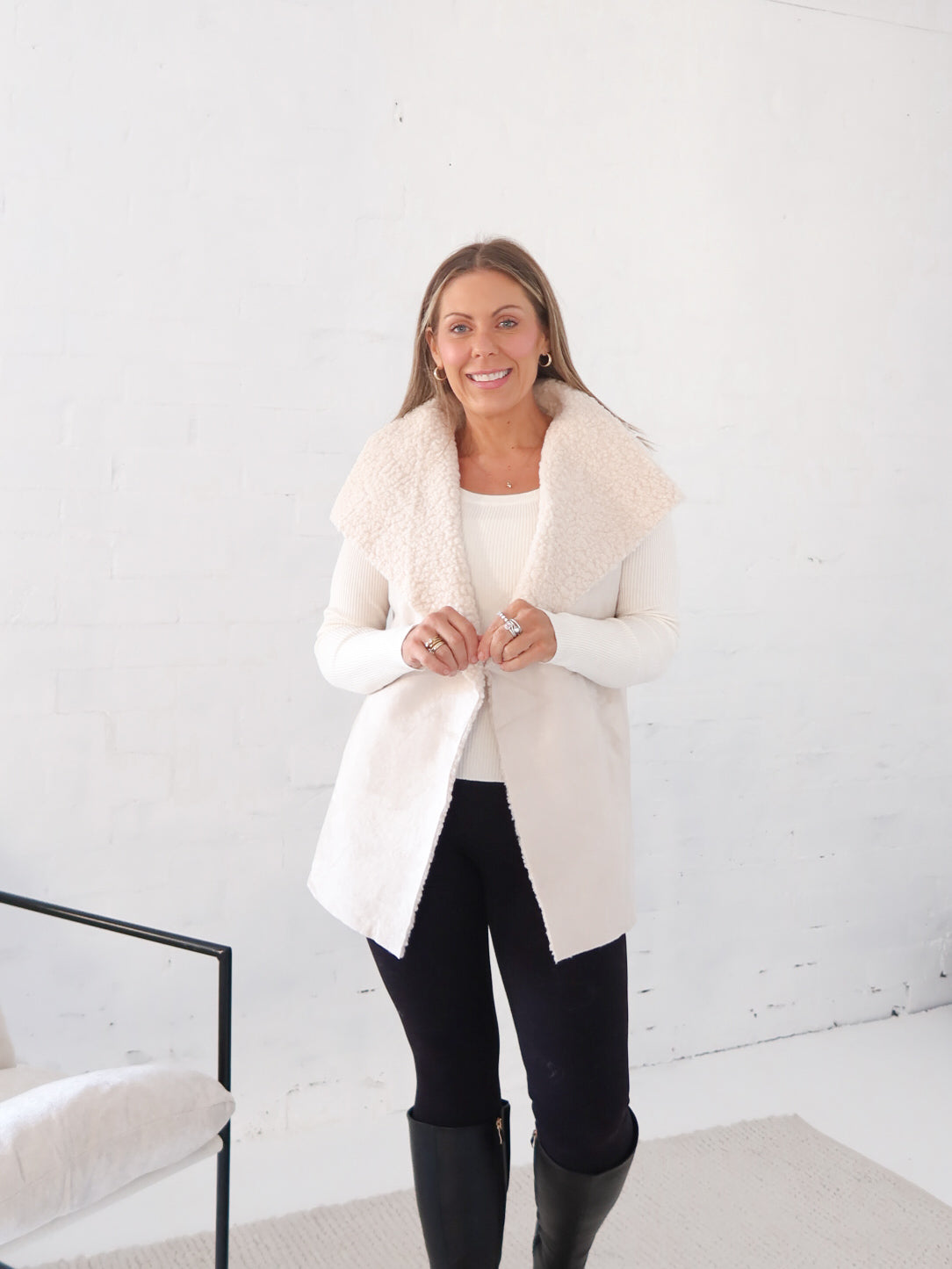 Lana Vest- Bone