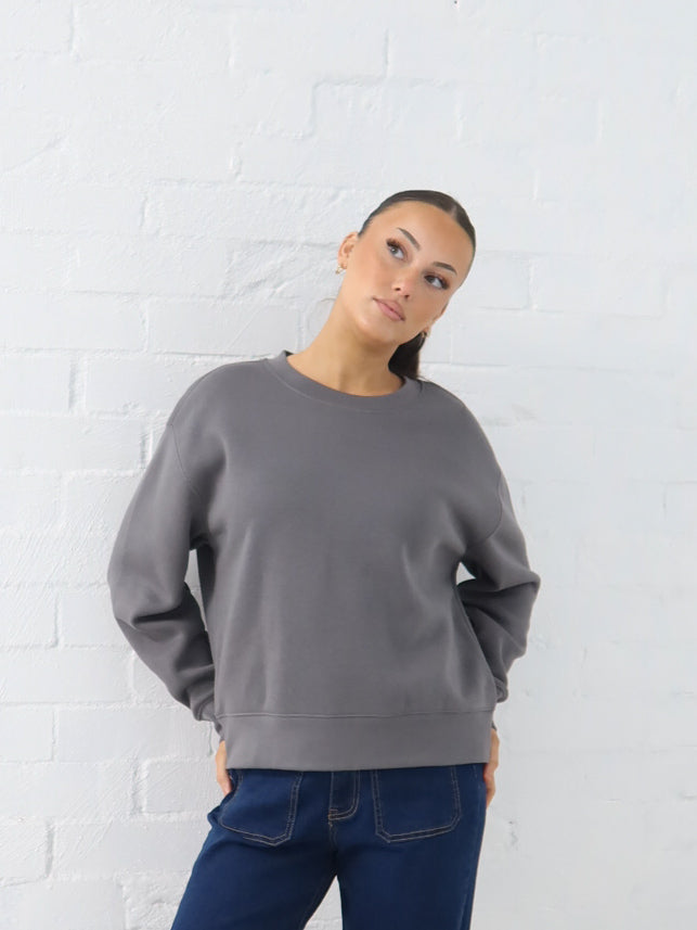 Gracie Relaxed Crew - Shadow