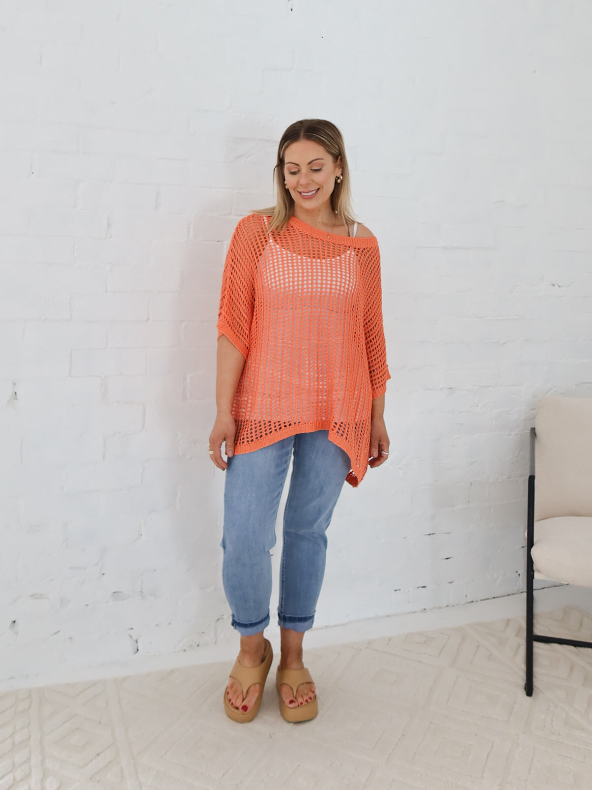 Nia Top- Tangerine