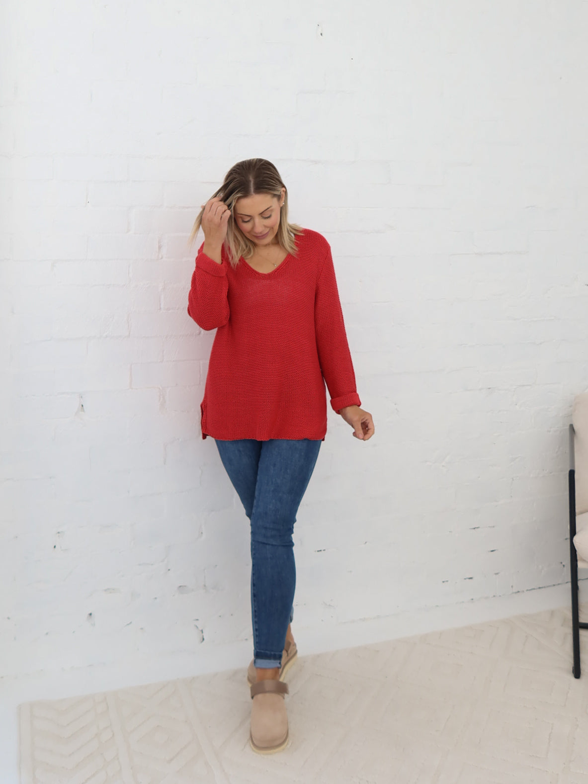Sailah Knit - Red