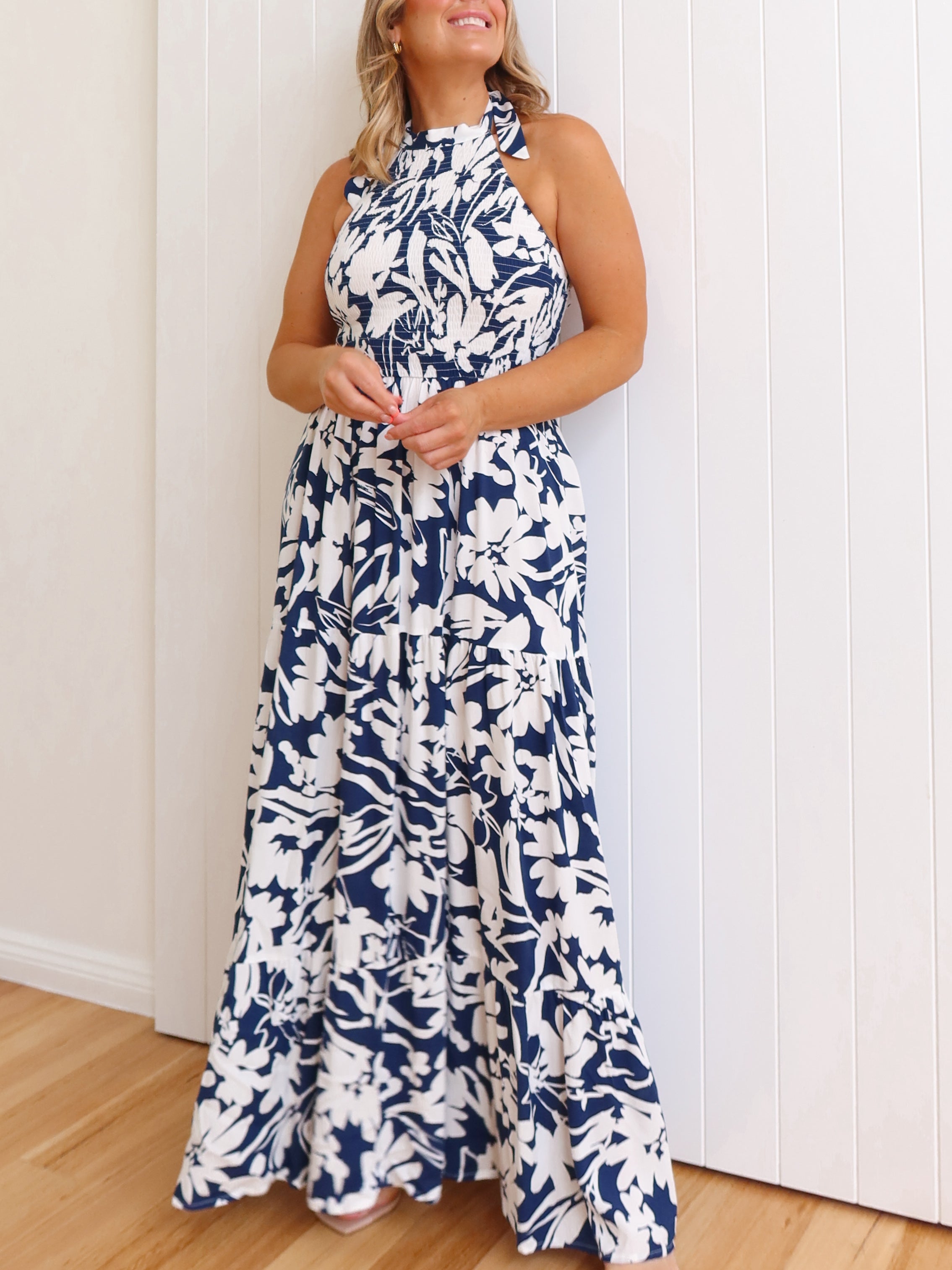 Clementine Dress - Navy