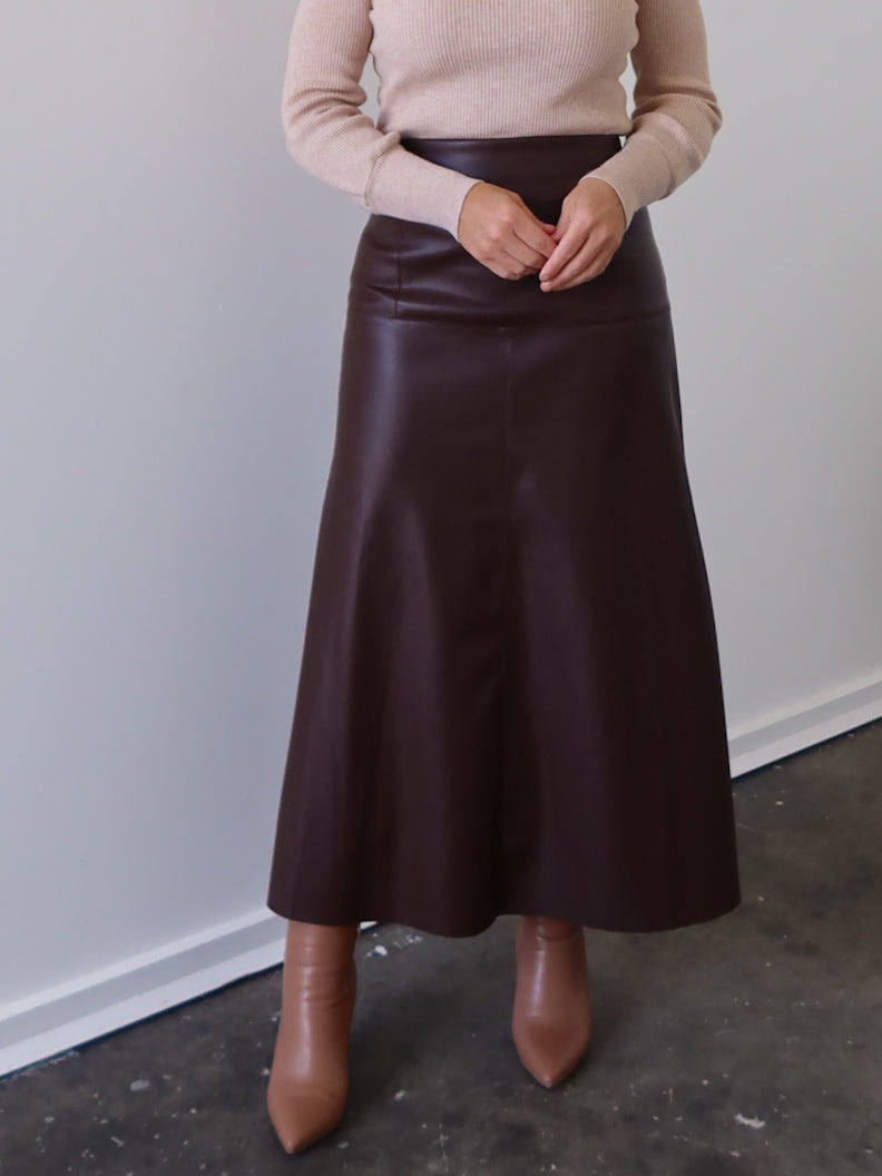 Saffy Skirt - Chocolate