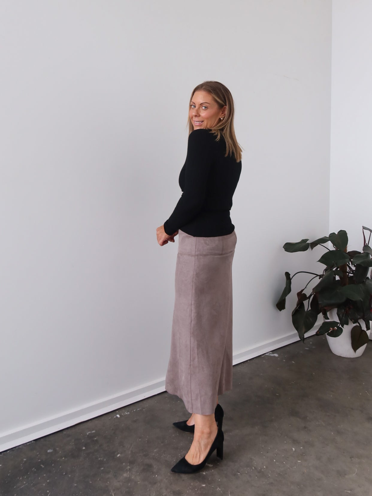 Bianca Skirt - Taupe