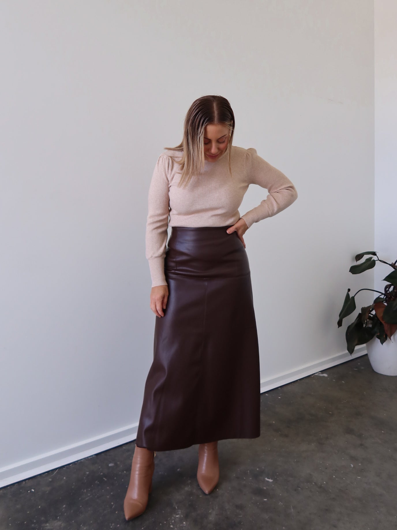Saffy Skirt - Chocolate