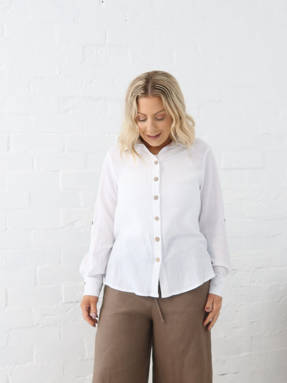 Faye Shirt- White