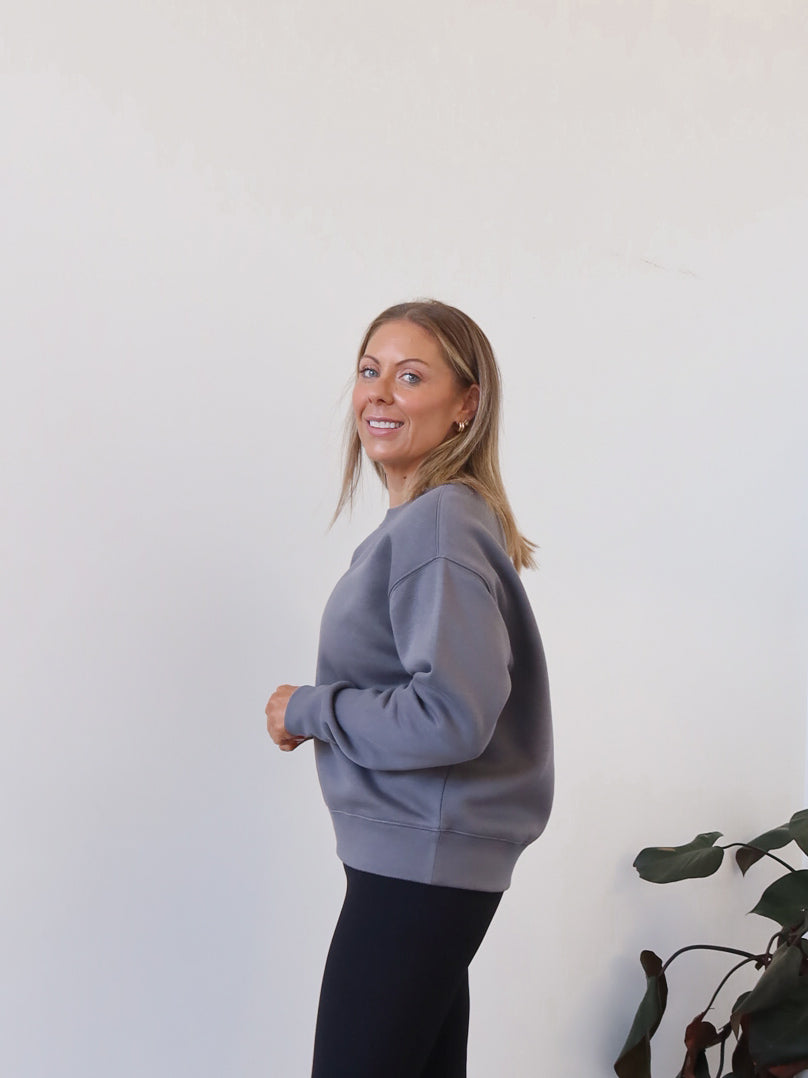 Gracie Relaxed Crew - Shadow