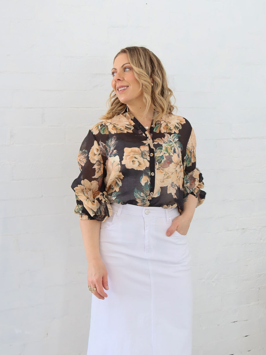 Clara Shirt- Black
