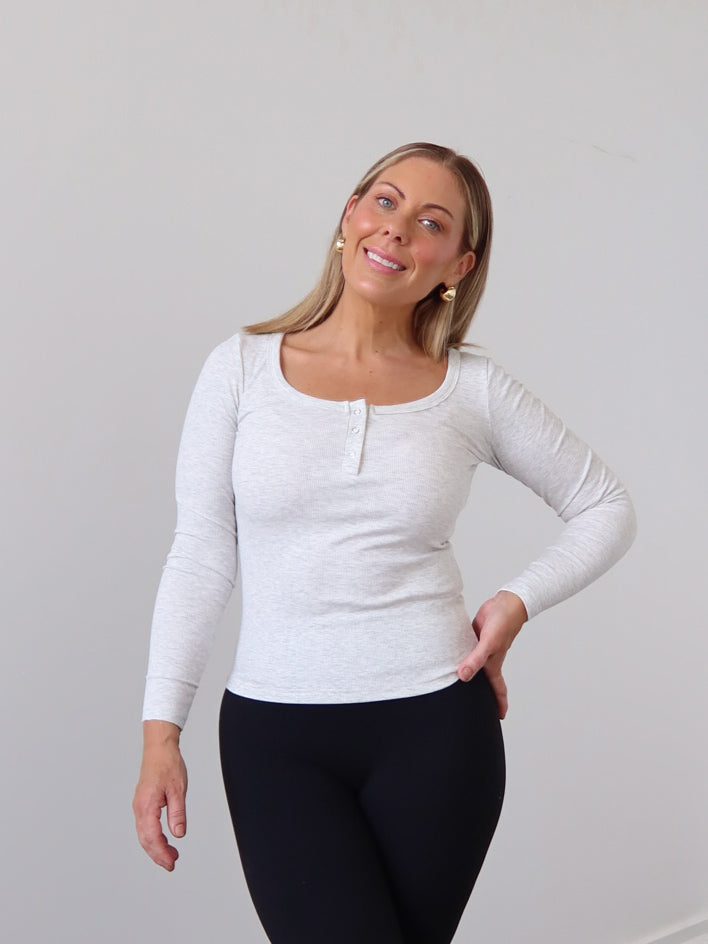 Prudence Top - Grey