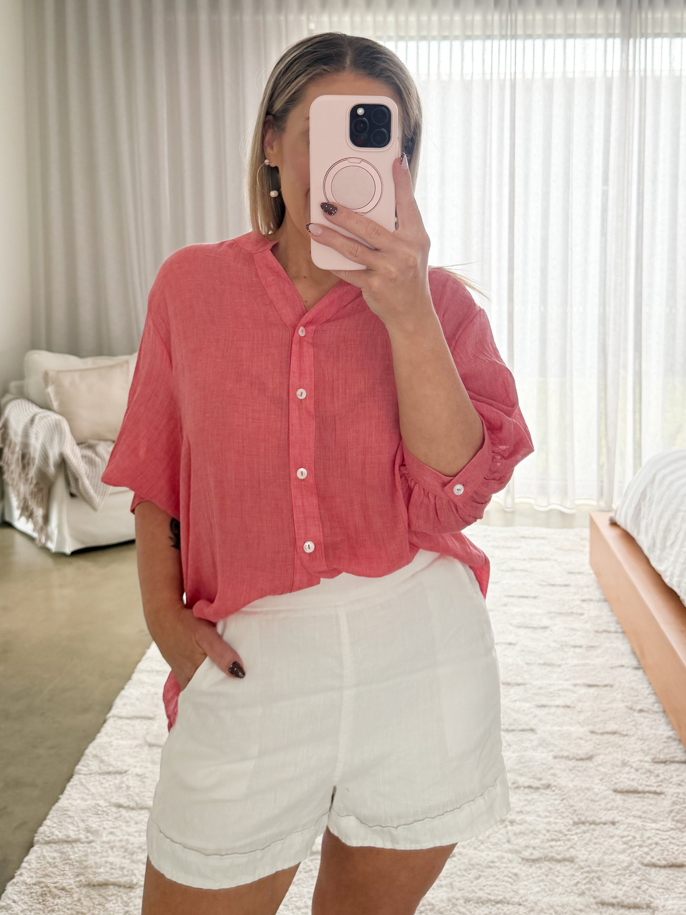 Mimi Blouse - Strawberry