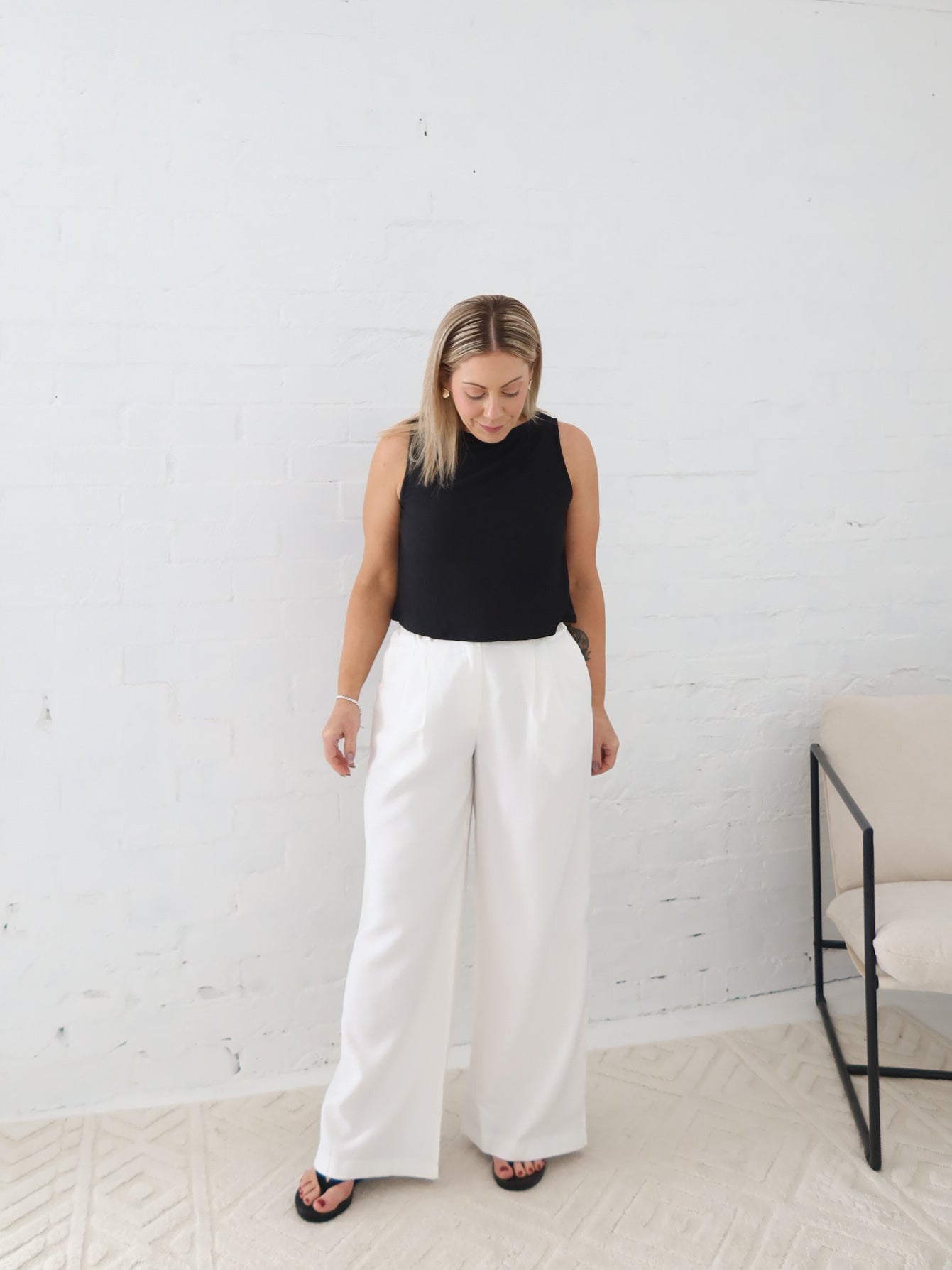 Reed Pants - White