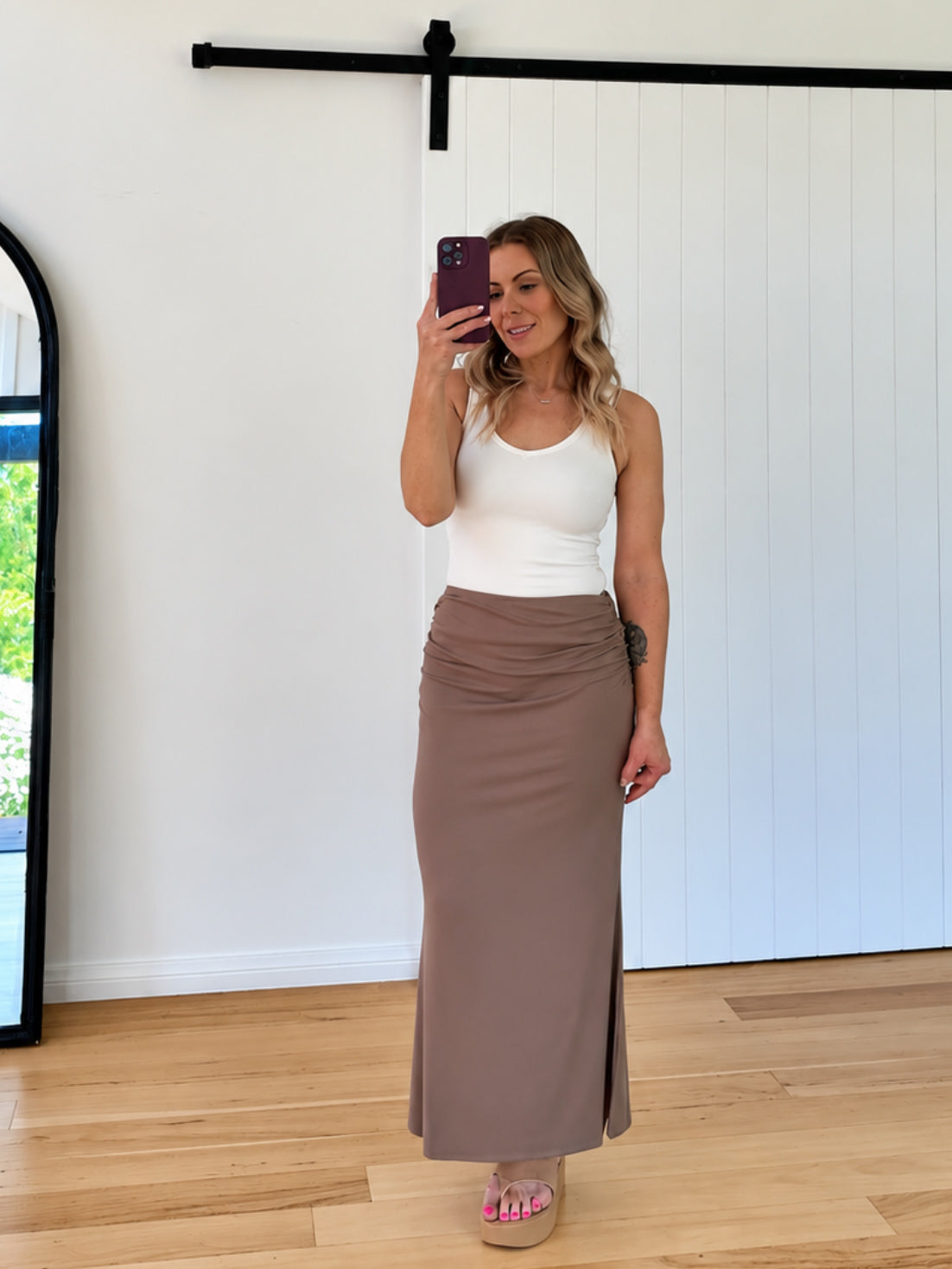 Laura Skirt- Mocha