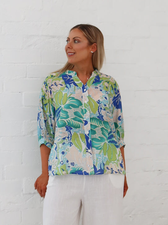 Mimi Blouse - Sea Green