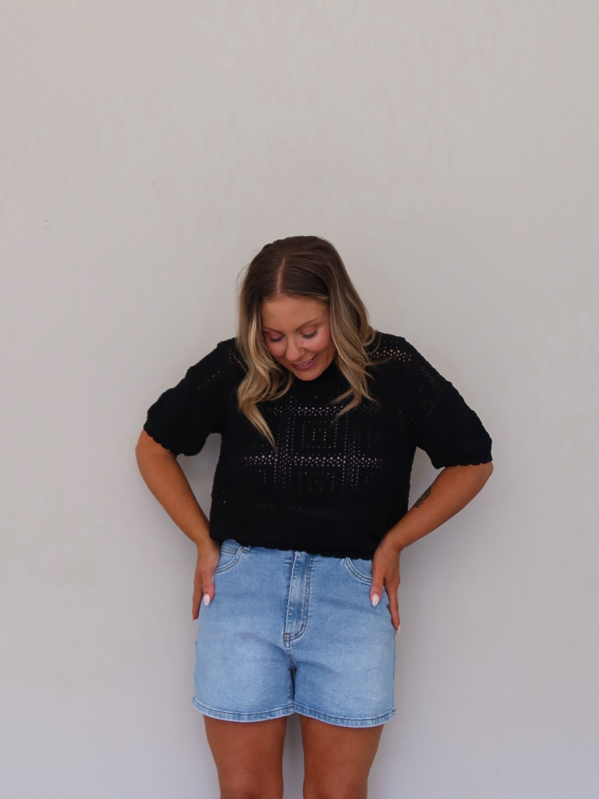 Jude Denim Short- Light Blue