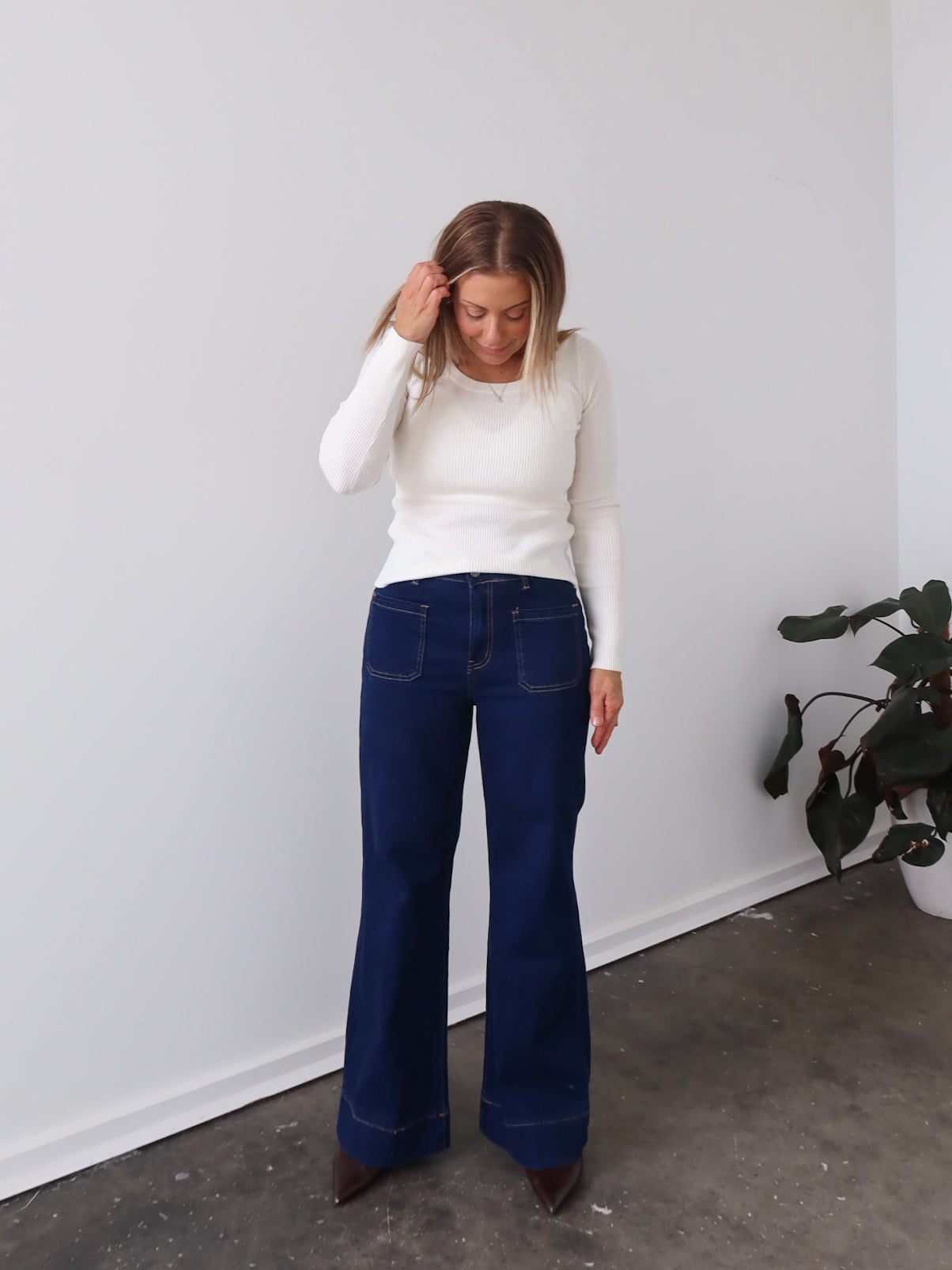 Selma Knit Top - Vanilla