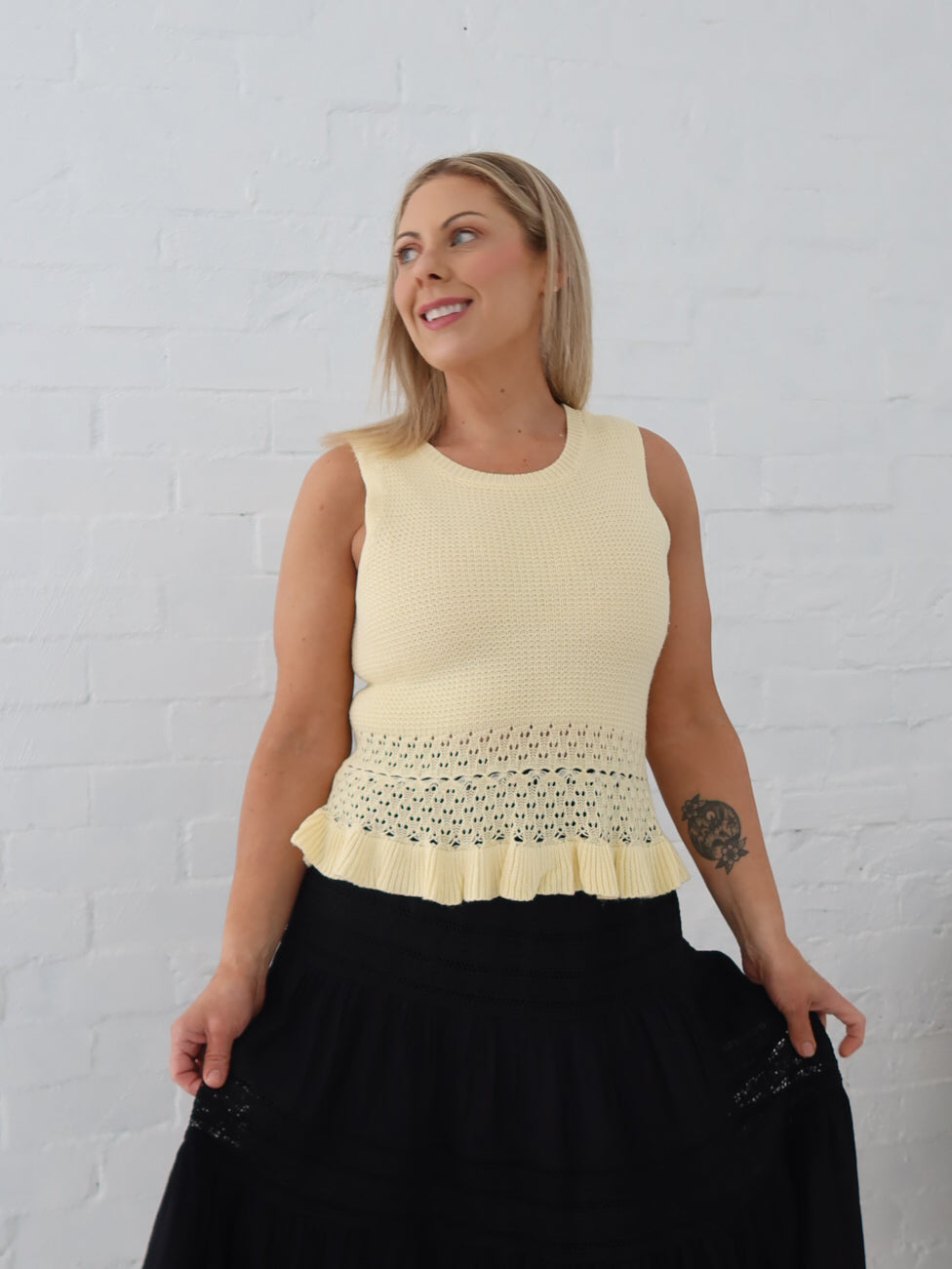 Skye Top- Butter Yellow
