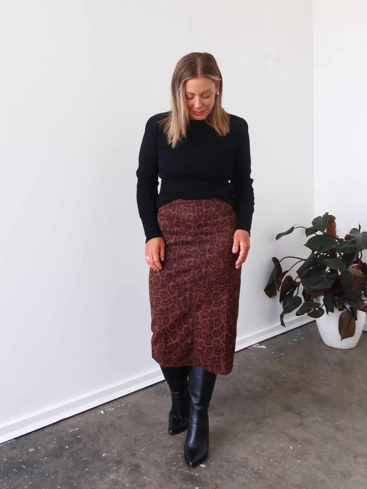 Avalie Skirt - Leopard Print
