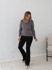 Dawson Knit Top - Grey