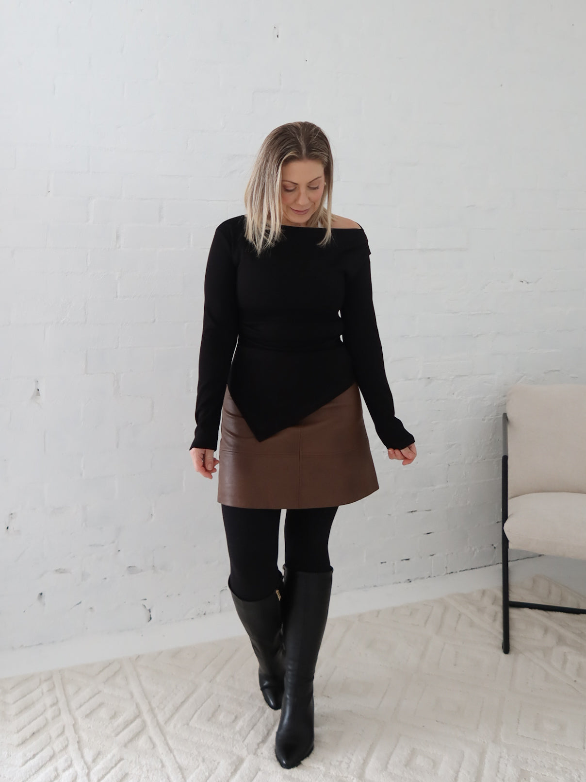 Yasmine Skirt - Brown
