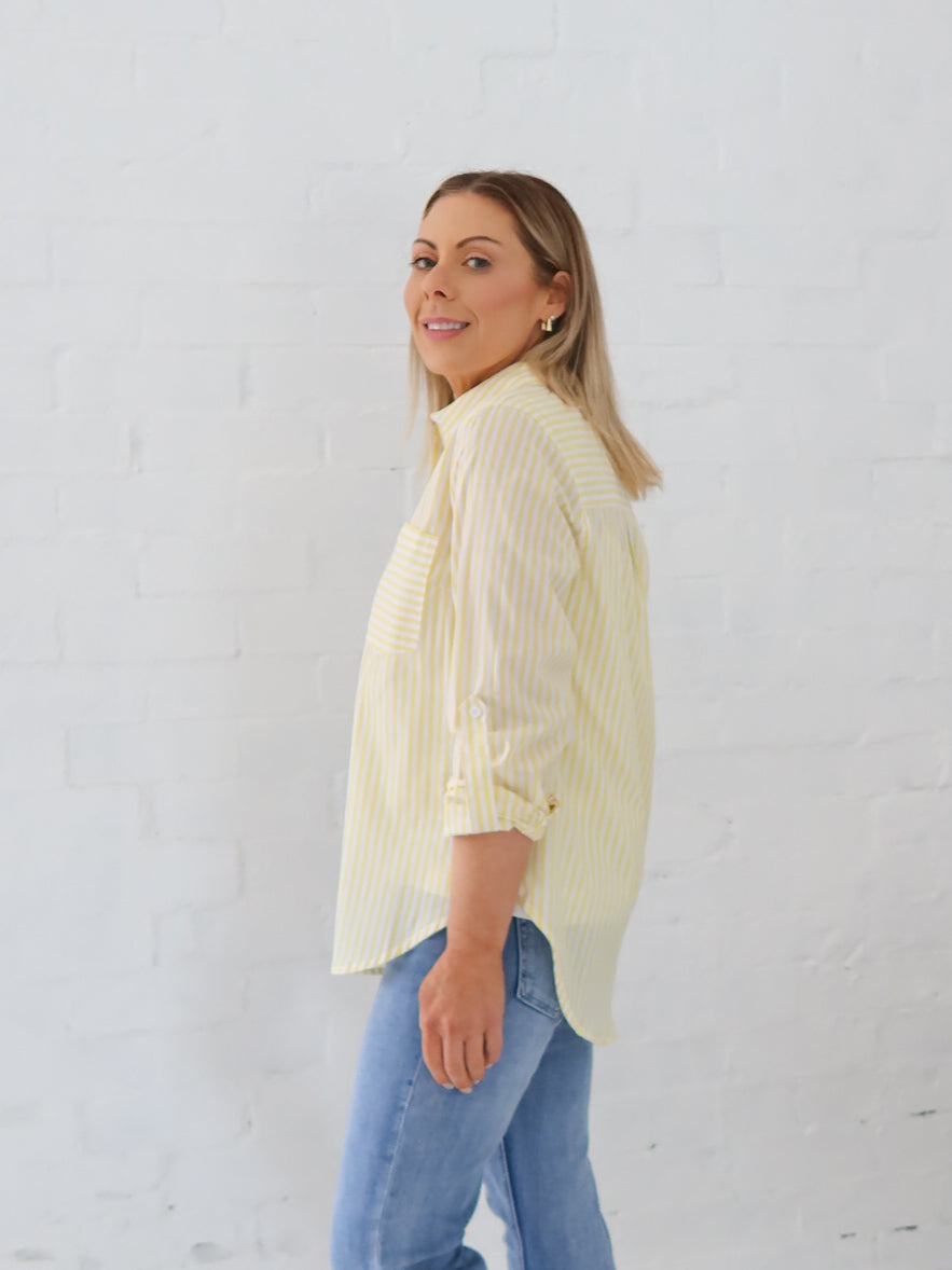 Emma Shirt- Lemon