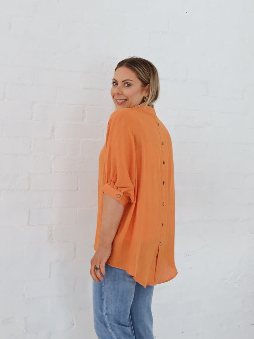Effy Blouse- Burnt Orange