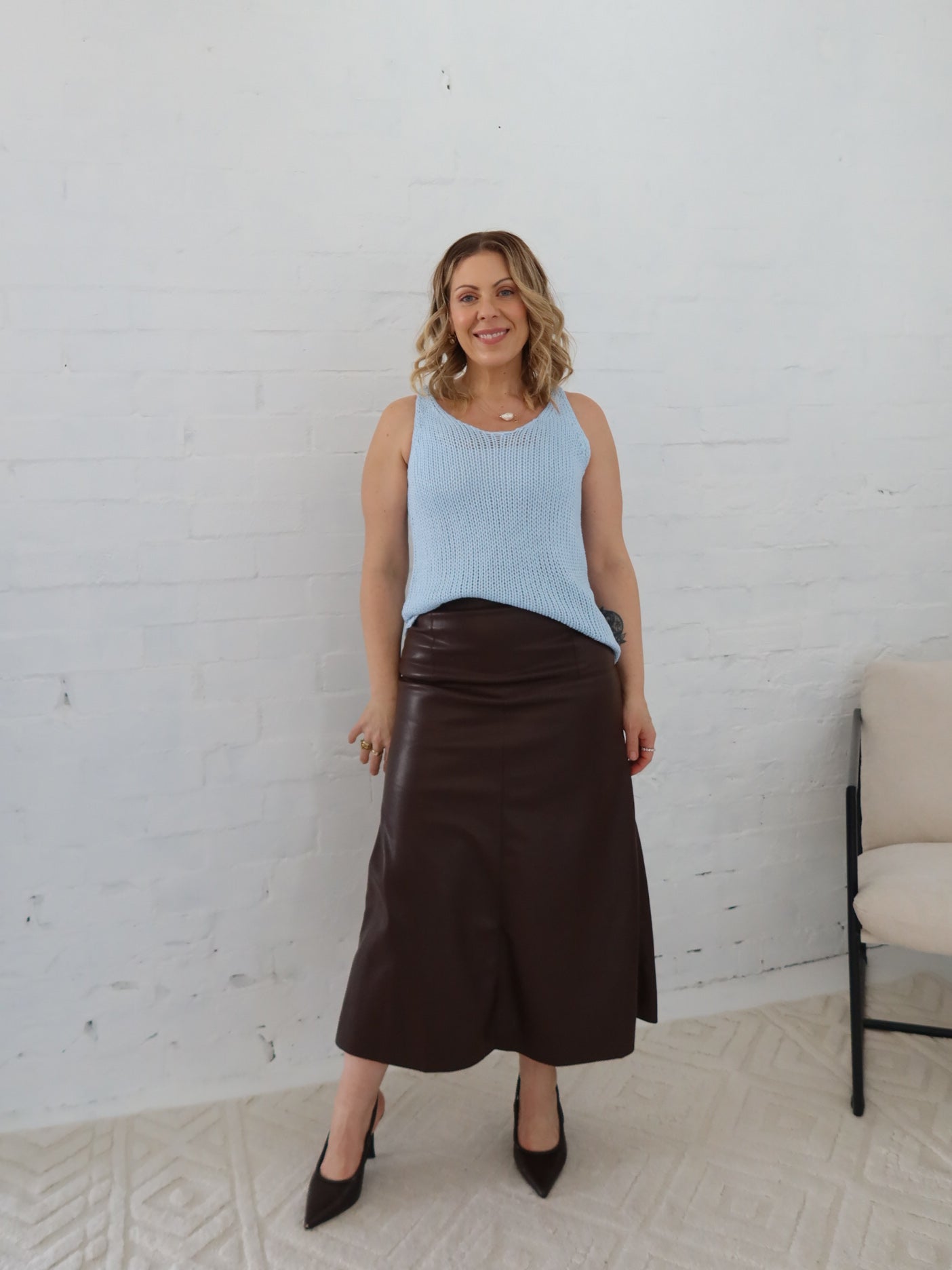 Ivy Top- Blue