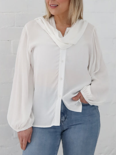 Morgan Blouse - White