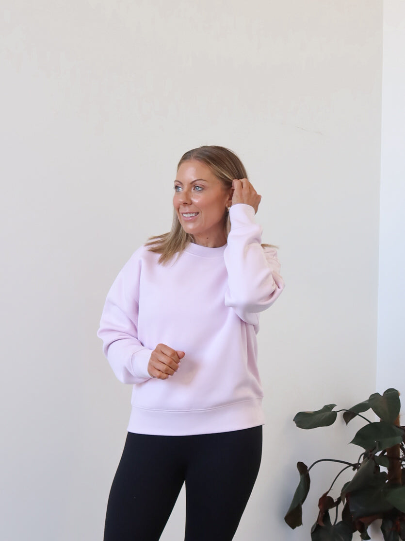 Gracie Relaxed Crew - Orchid