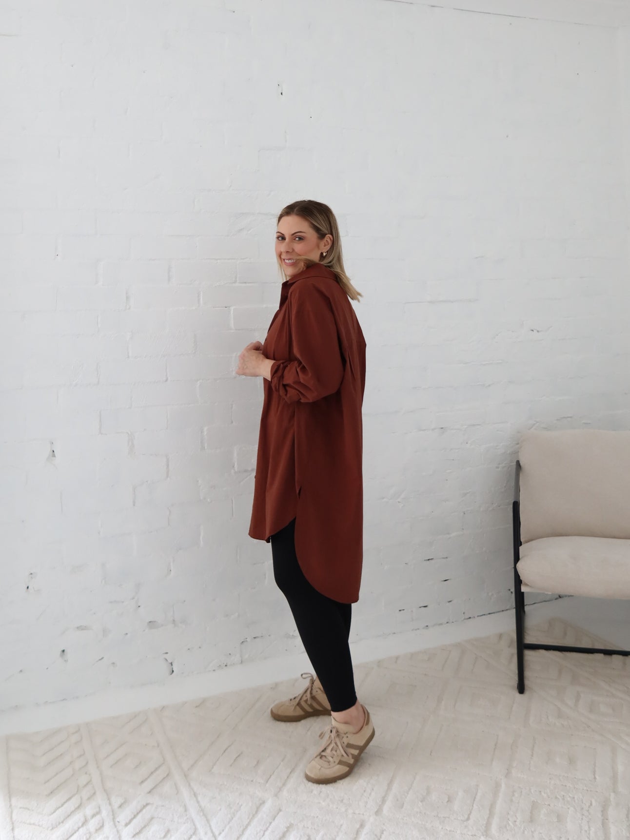 Jackie Shirt - Chocolate