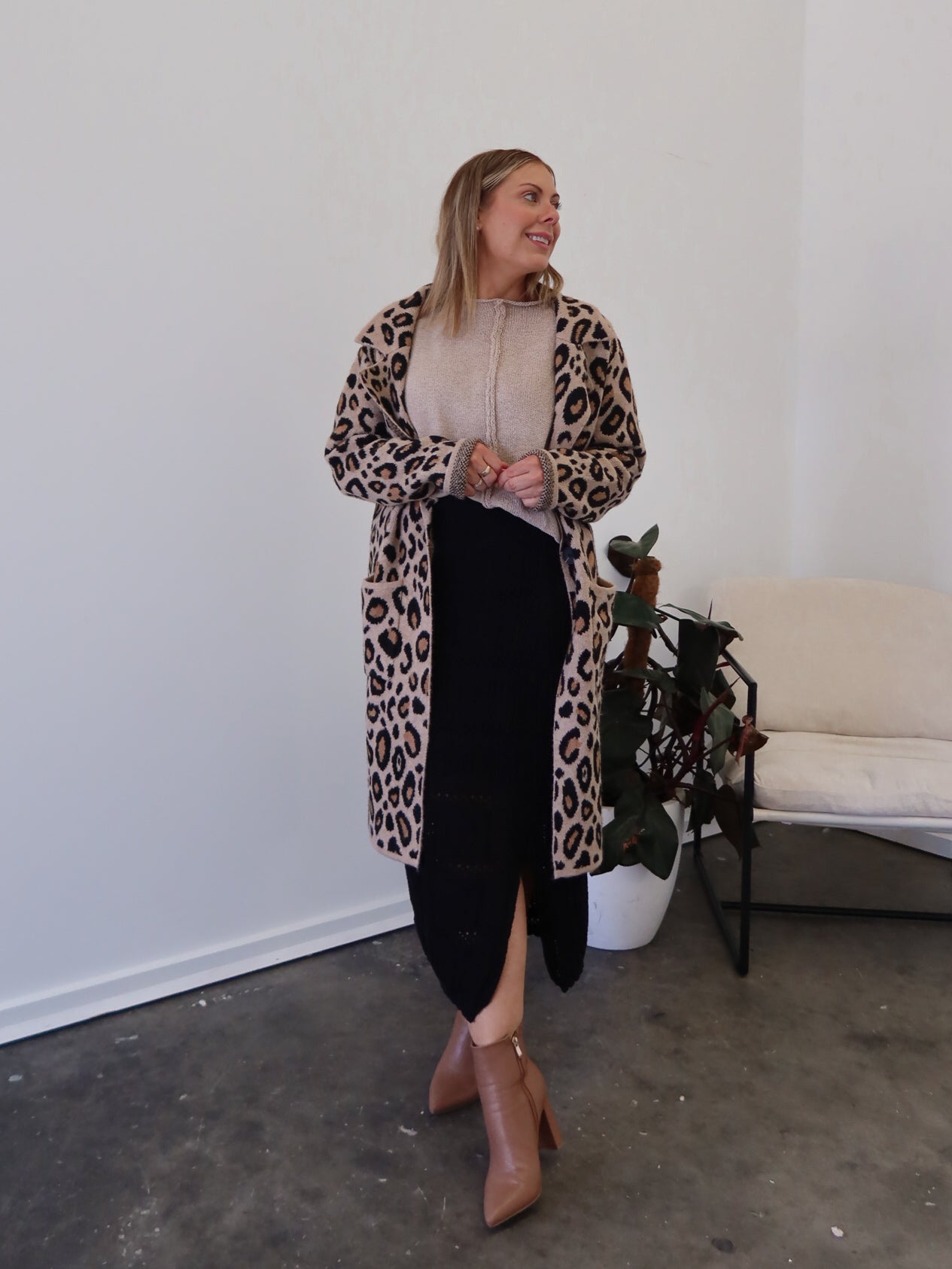 Radiance Crochet Skirt - Black