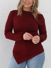 Reid Top - Burgundy
