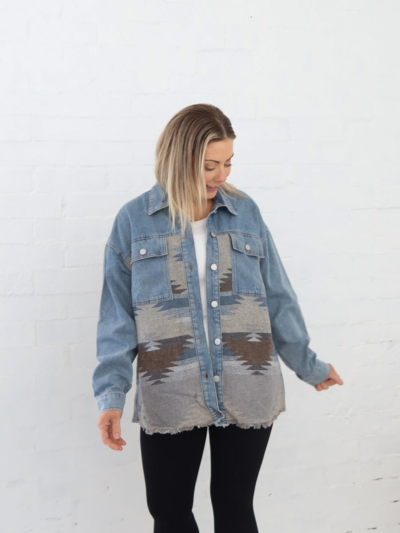 Ari Denim Shacket