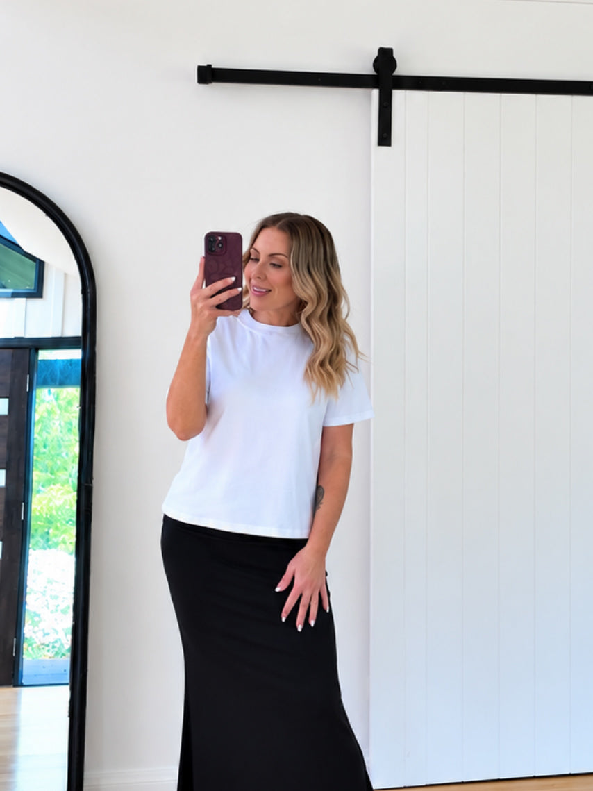 Hallie Tee- White