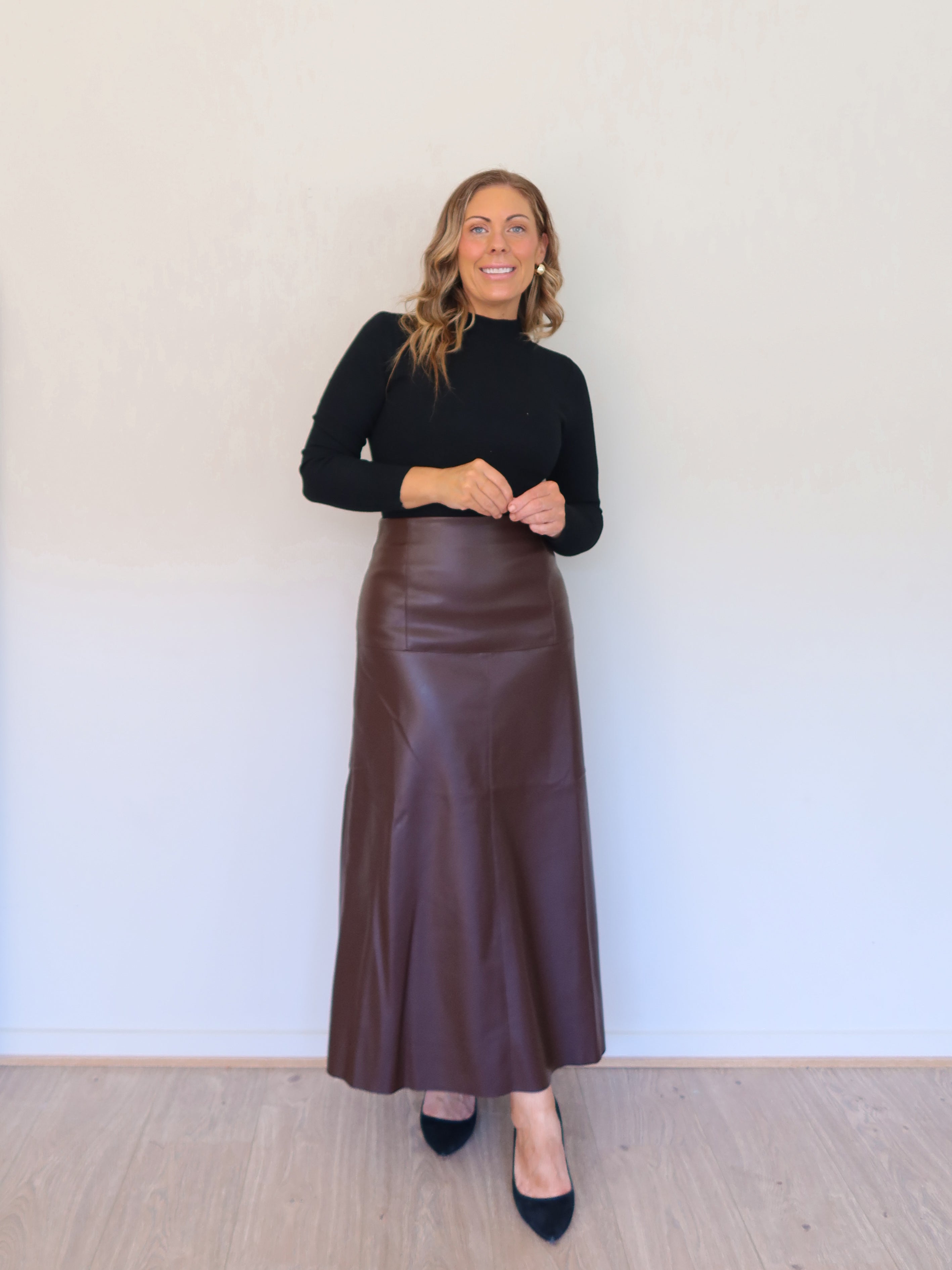 Saffy Skirt - Chocolate