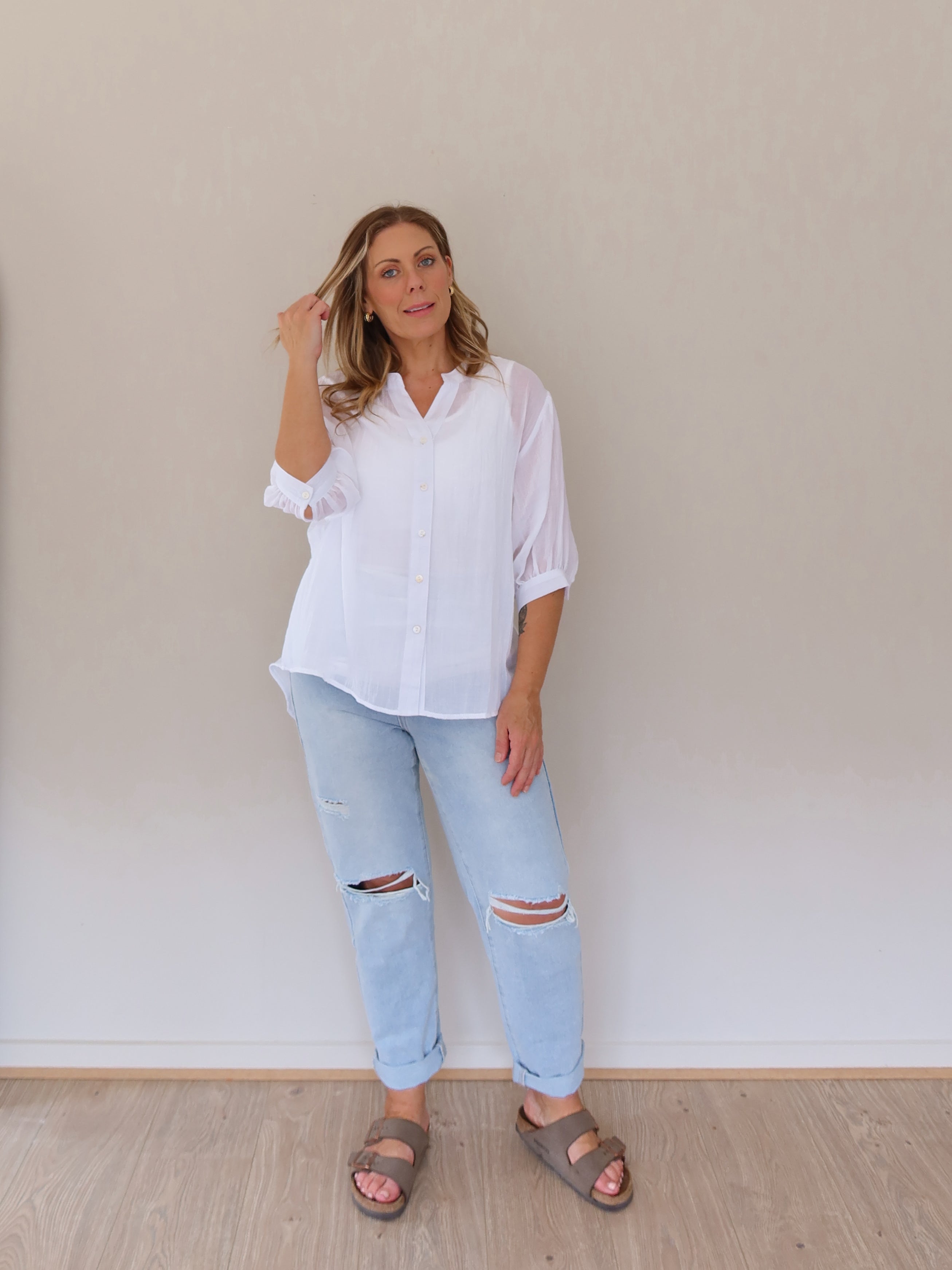 Mimi Blouse - White