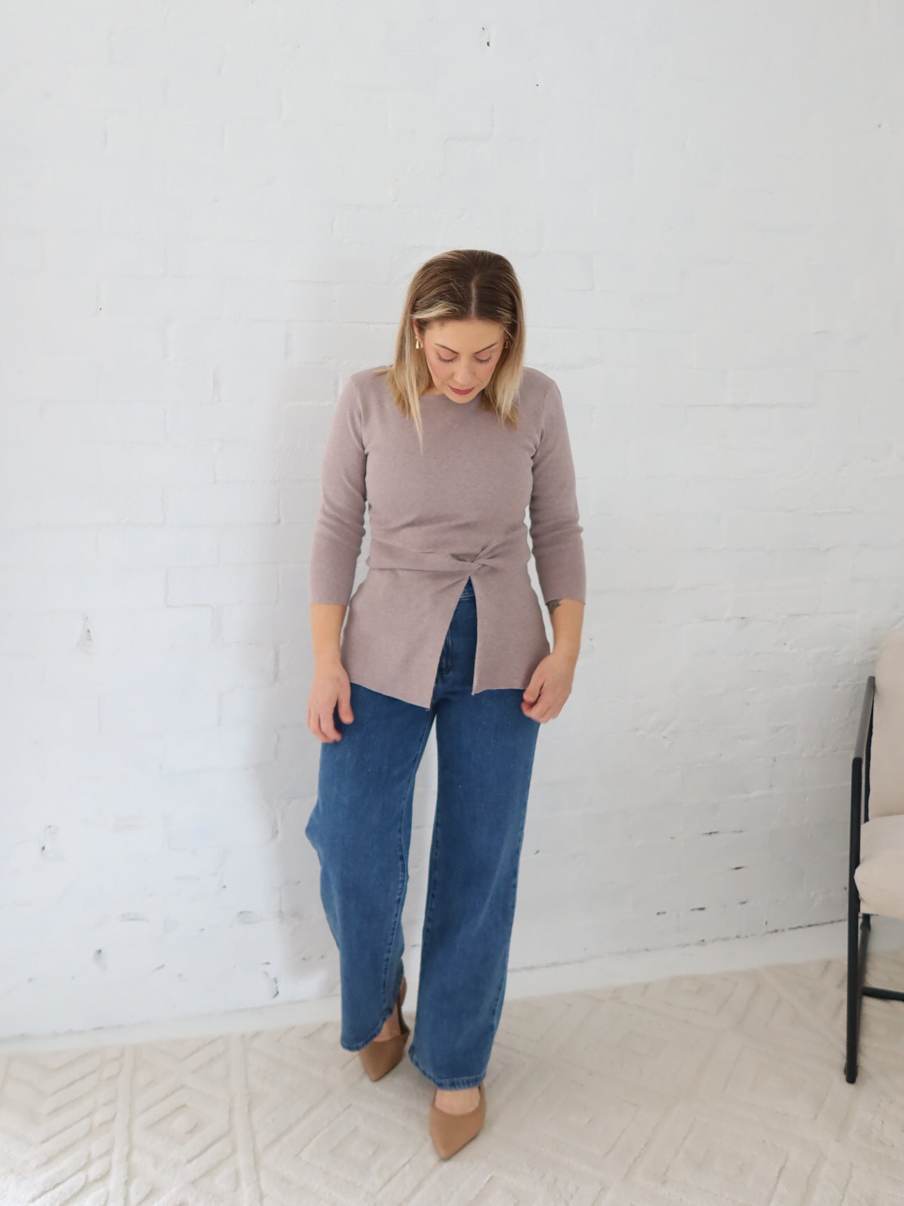 Ailani Knit Top - Mocha