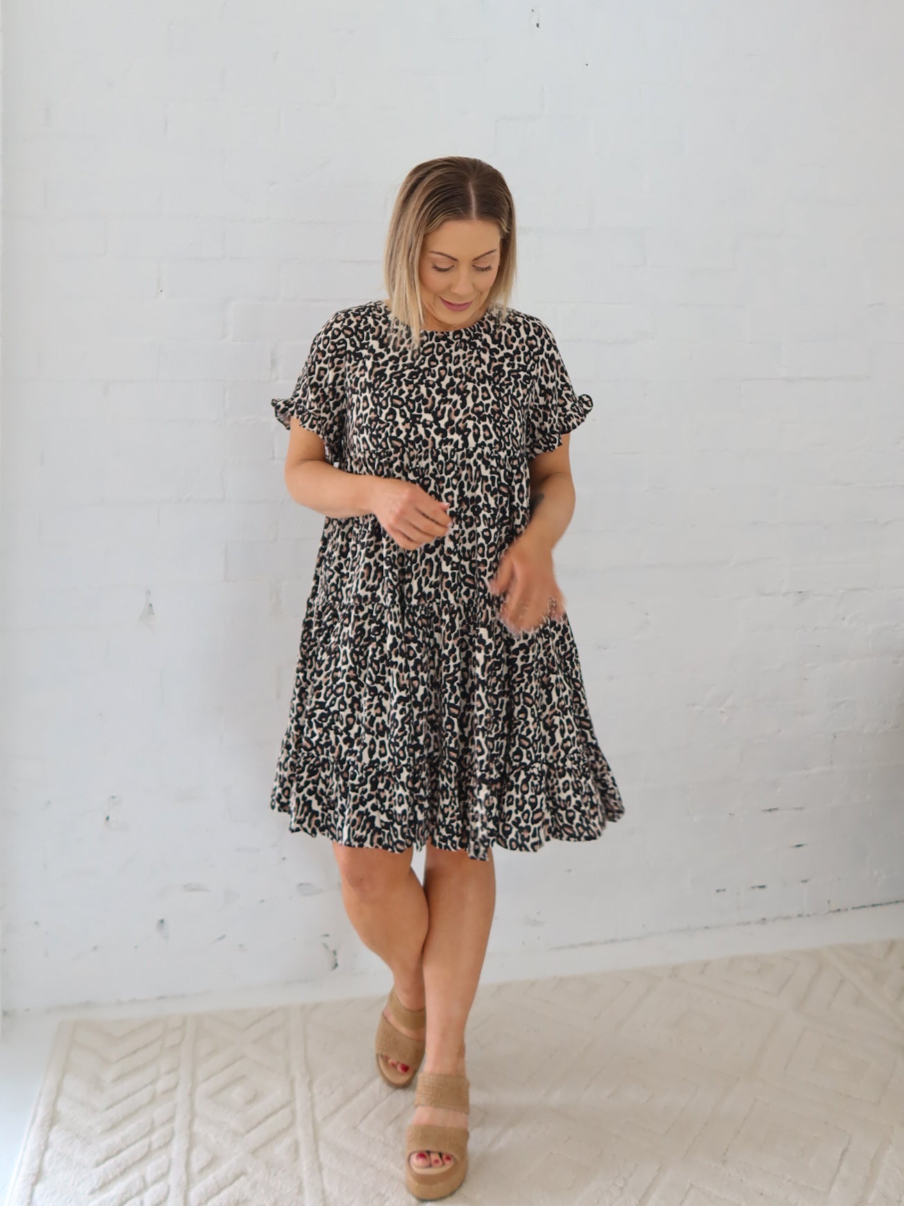 Betsy Dress - Leopard