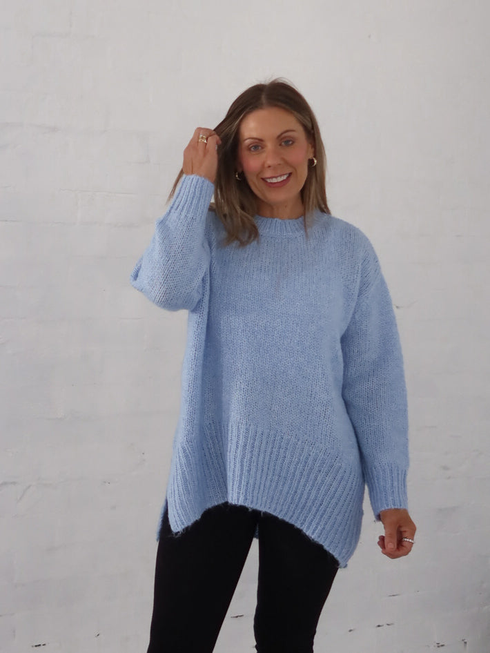Bradley Knit - Blue