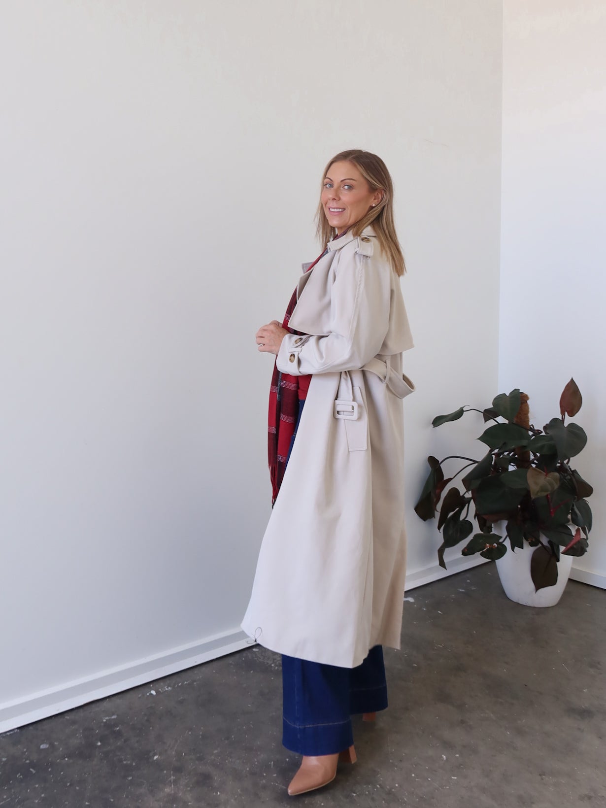 Farrah Trench Coat - Natural