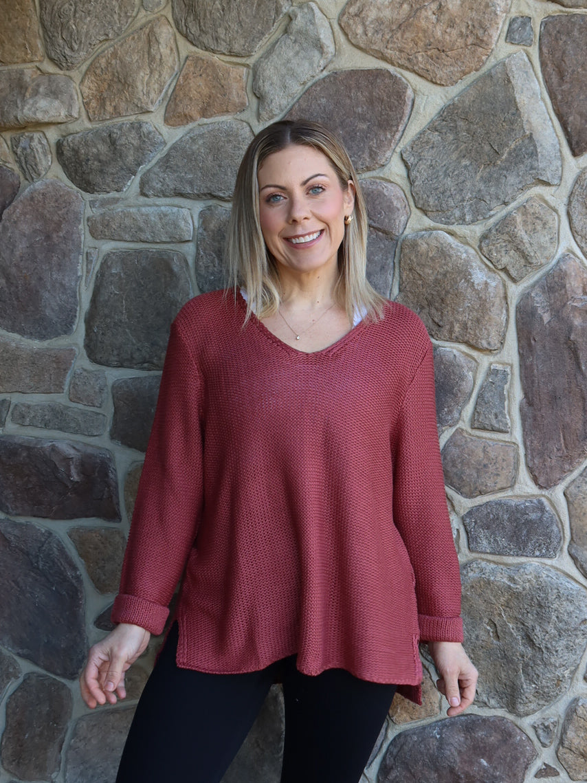 Sailah Knit - Rosewood