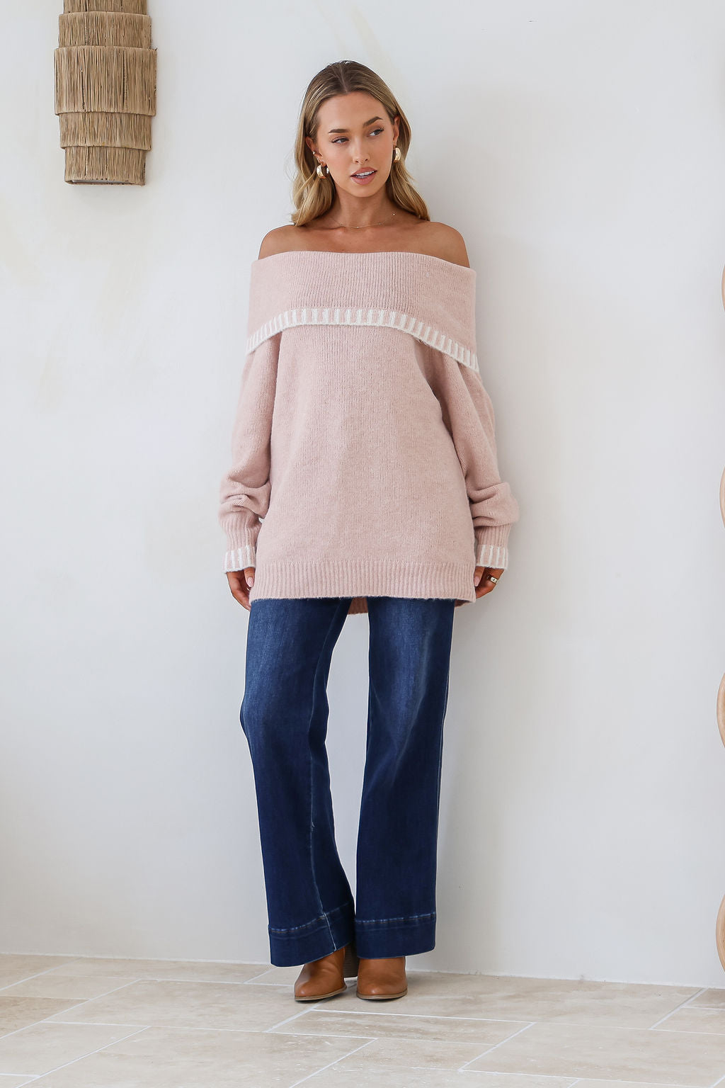 Andrea Knit - Blush Pink