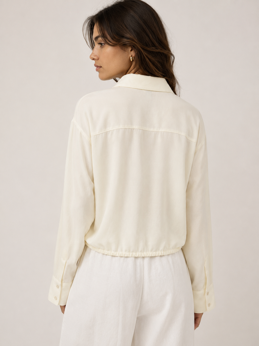 Hailey Shirt- Vanilla