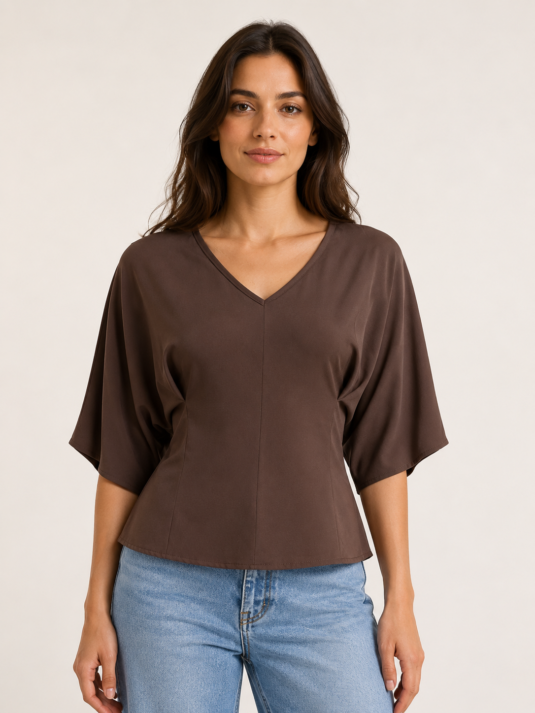Henley Top- Chocolate